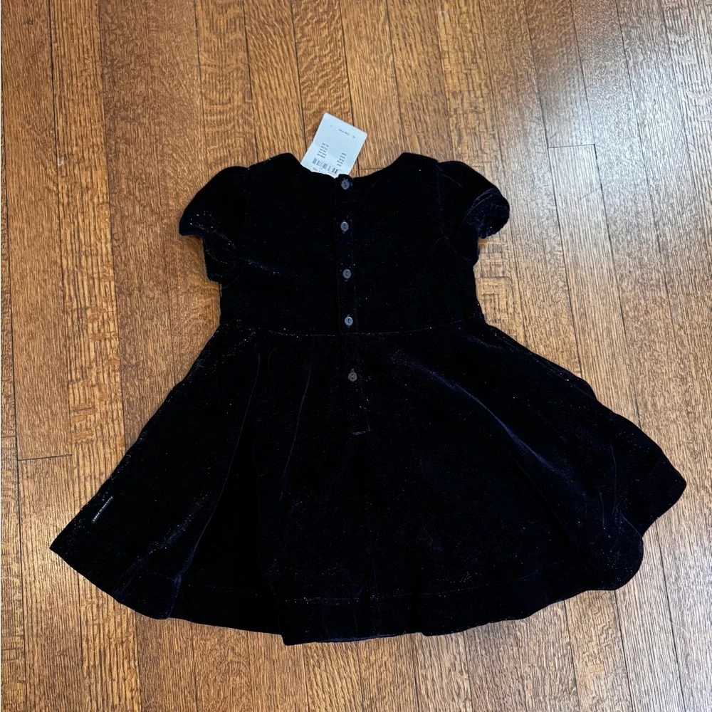 Polarn o Pyret sparkle velvet dress